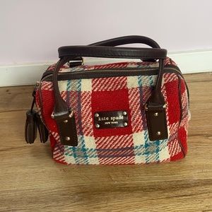 Kate Spade plaid handbag. Gently used condition.